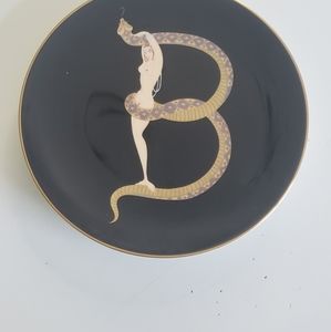 Erte Alphabet plate letter "B"